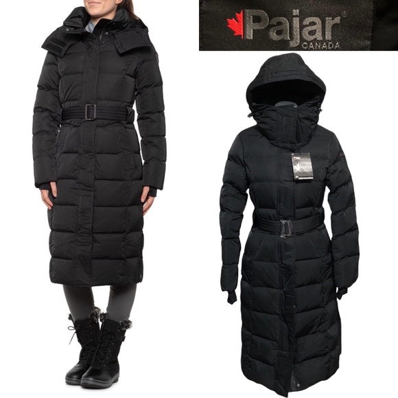 Pajar Jackets & Blazers - PAJAR Ainslie Long Belted Puffer Down Coat New